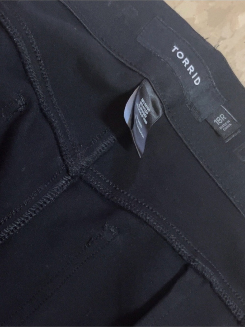 torrid Black High-Rise Stretch pants